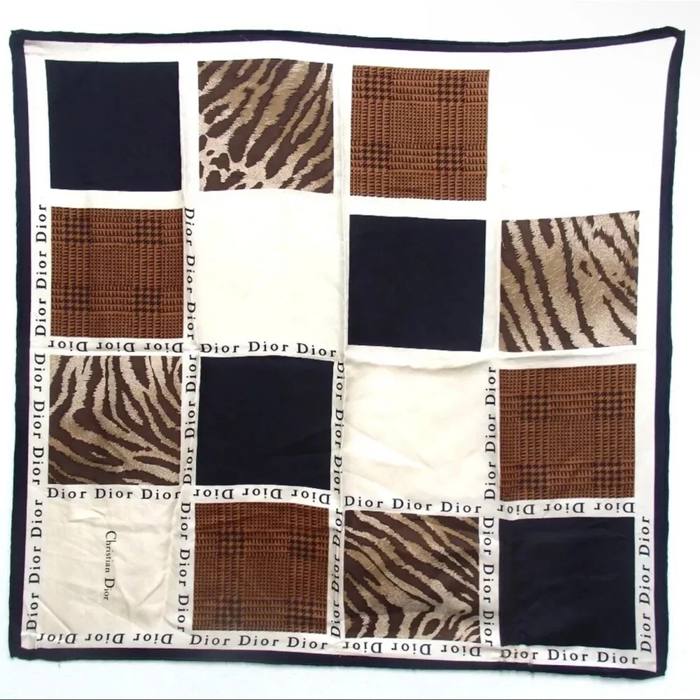 AUTH Christian Dior Silk Scarf